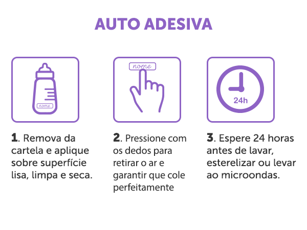 Instrução Autoadesivas